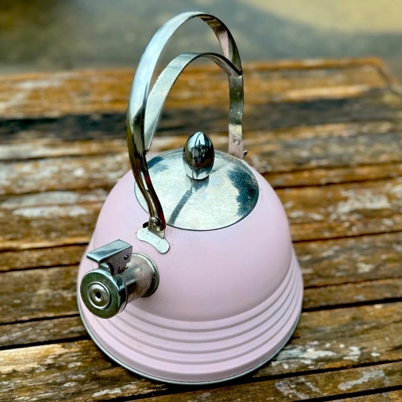 Denmark Tools for Cooks Tea Kettle: Light Pink & Stainless Steel - Picture 9 of 11